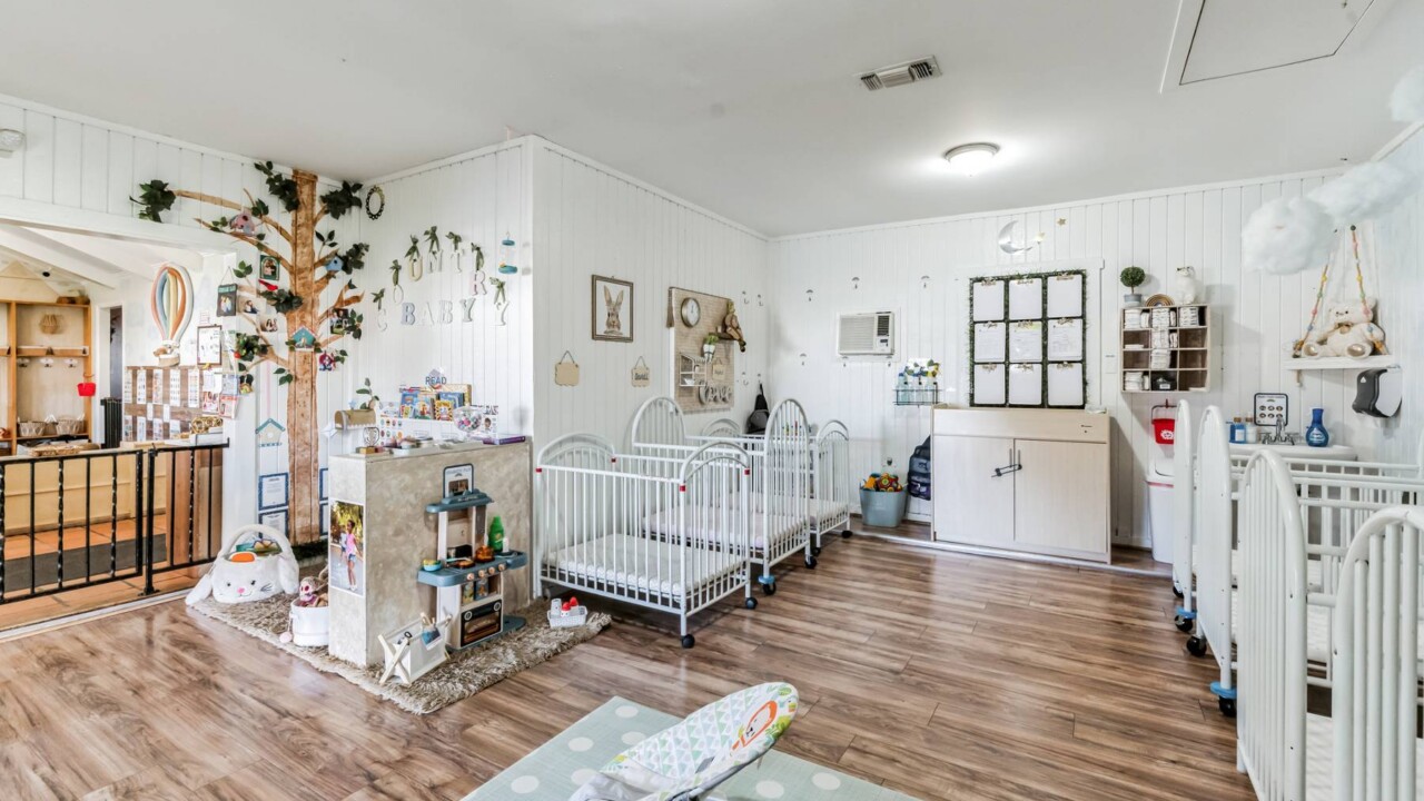 Interior of infants room.