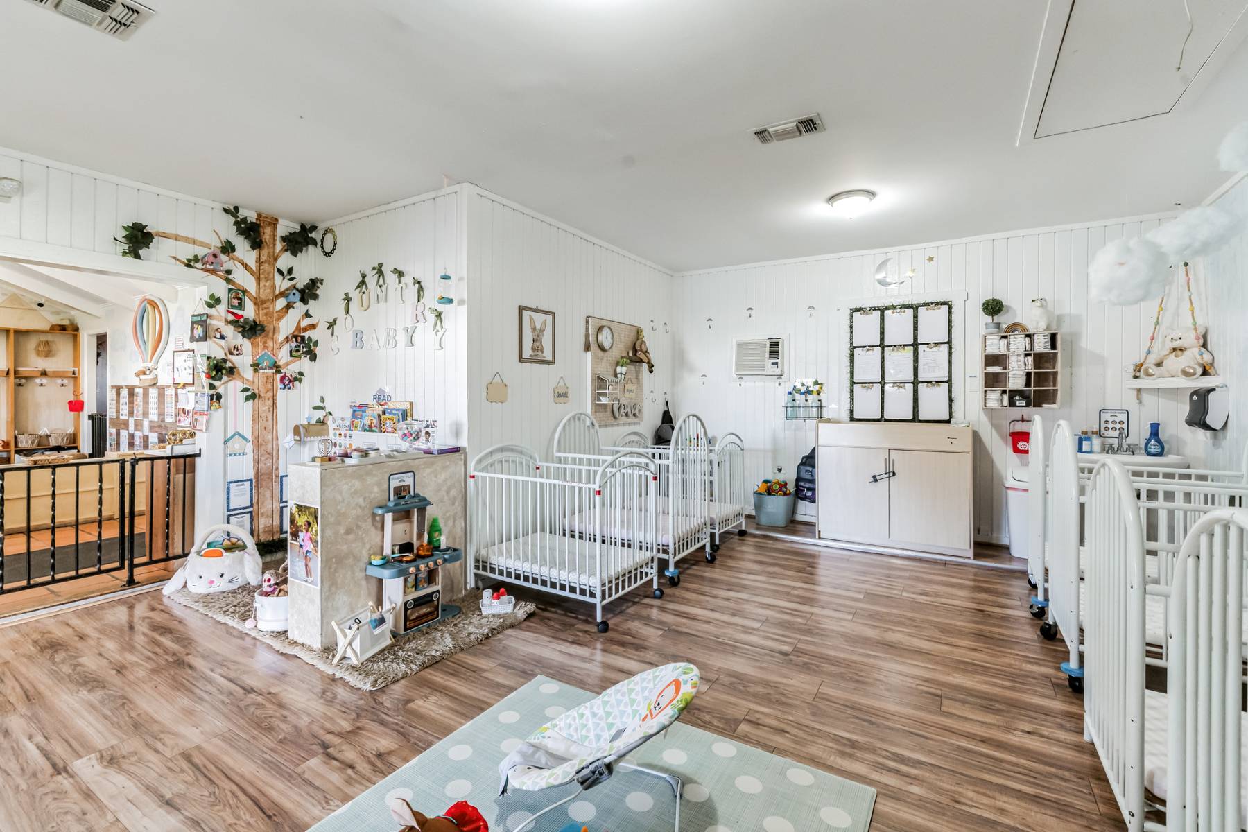 Interior of infants room.